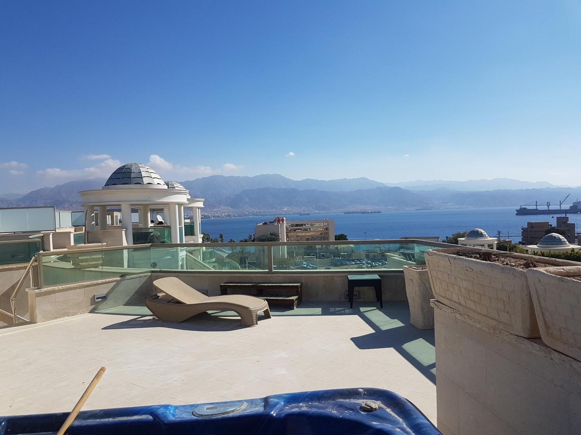 Апартаменты Palmore Top Luxury Penthause With Juccuzi First Line Of The Seaside Эйлат Экстерьер фото